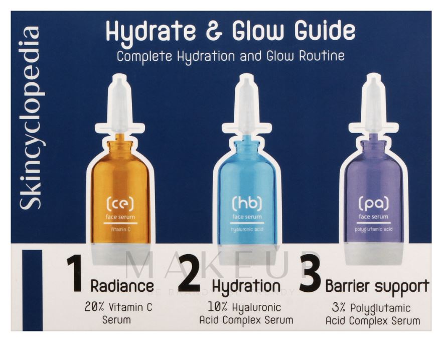 PACK de 3 sérums Hydratant & Glow - 15 ml