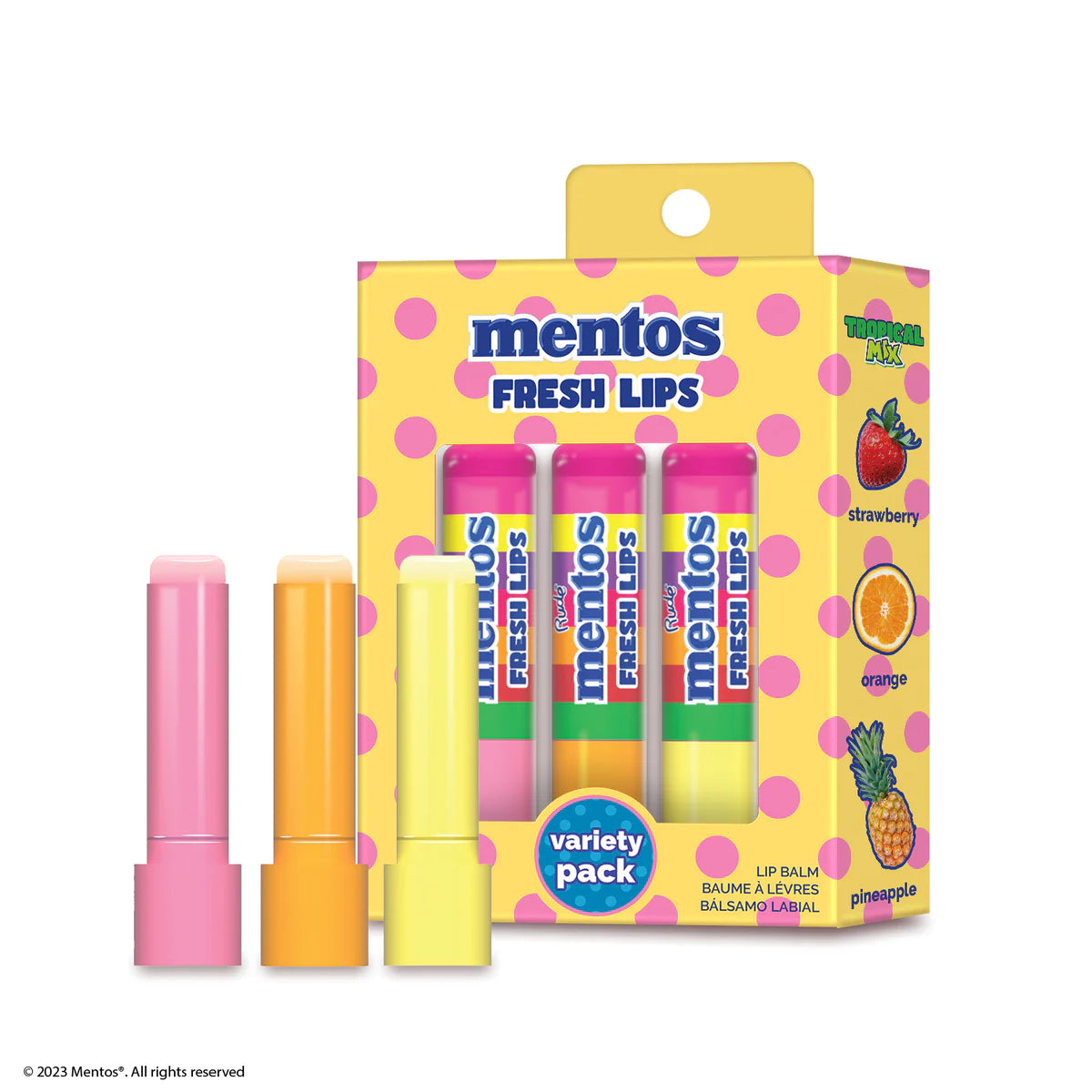 3 Baumes à lèvres - Mentos