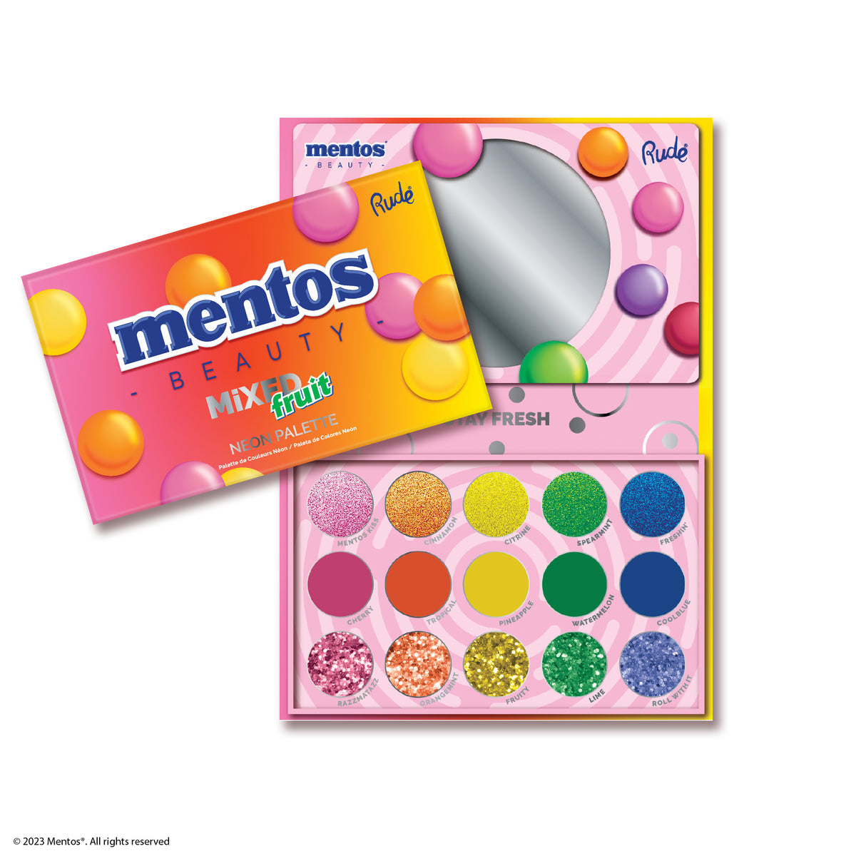 Palette Mixed Fruit Néon - Mentos